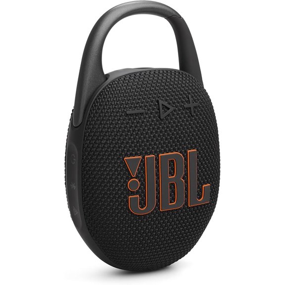 JBL Clip 5 Waterproof Bluetooth Speaker with Carabiner
