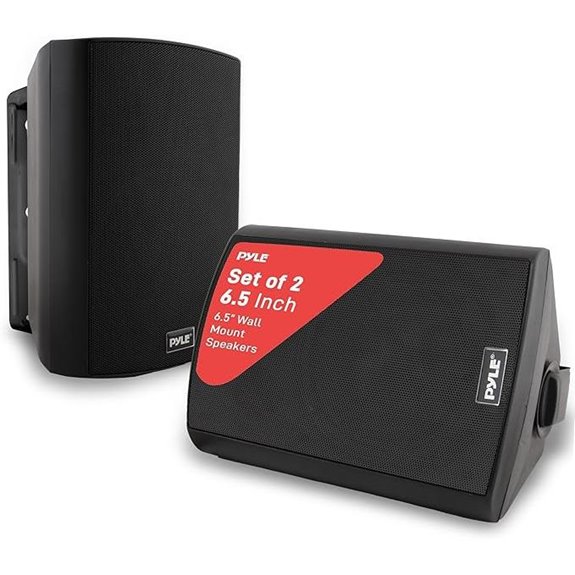Pyle Waterproof 6.5-Inch Bluetooth Wall Speaker System