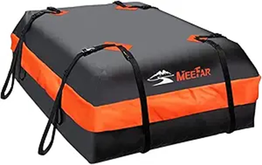The 5 Best Heavy-Duty Roof Cargo Bags of 2026 for Ultimate Travel Storage 7 MeeFar Waterproof Car Roof Cargo Bag with Straps