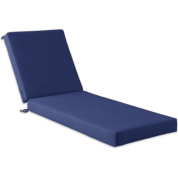 15 Best Outdoor Lounge Chairs With Cushions for Ultimate Relaxation in 2026 14 Codi Outdoor Lounge Chair Cushion Waterproof Midnight Blue