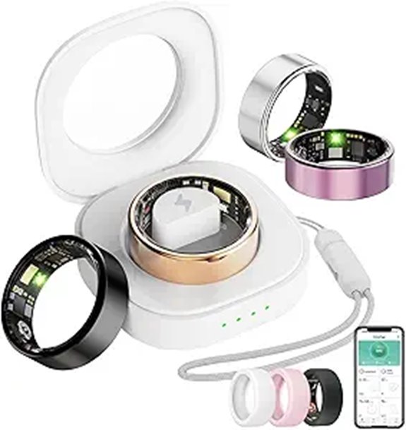 Smart Ring Health Tracker Waterproof for iPhone & Android