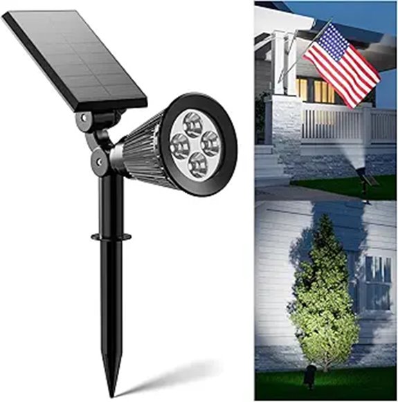 Waterproof Solar Spotlights for Garden and Yard