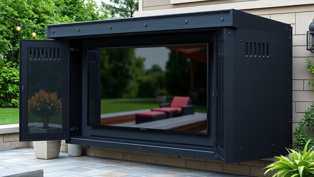 weatherproof security enclosure features
