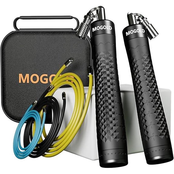 15 Best Weighted Jump Ropes for an Effective Cardio Workout in 2026 6 Weighted Jump Rope Set with Handles and Case