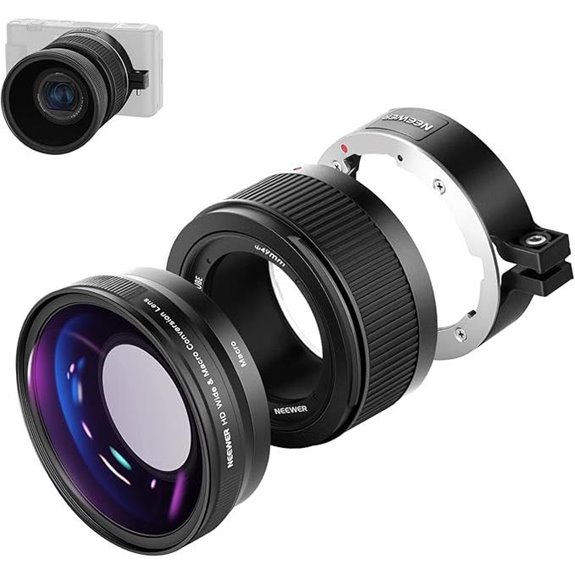 15 Best Premium Wide-Angle Lenses for Stunning Photos in 2026 8 NEEWER Wide Angle & Macro Lens for Sony ZV1