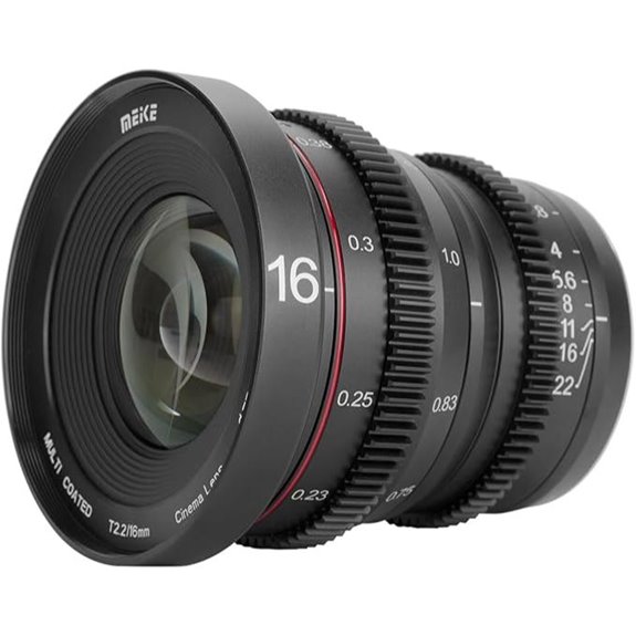 13 Best Cinema Lenses for Filmmaking in 2026 5 Meike 16mm T2.2 Cine Lens for Micro Four Thirds