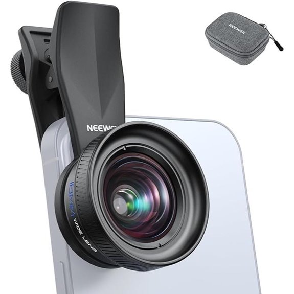 13 Best Wide-Angle Lenses for Video in 2026 12 NEEWER 18mm Wide Angle Phone Camera Lens