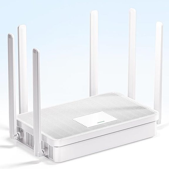 AX3000 WiFi 6 Router with 6 Antennas & VPN