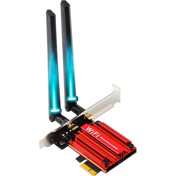 WiFi 6E AX210 PCIe Network Card with Bluetooth