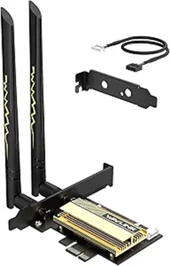 WAVLINK AXE5400 WiFi 6E PCIe Network Card