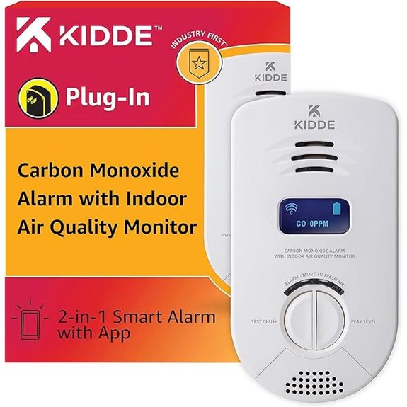 Kidde WiFi Carbon Monoxide & Indoor Air Quality Monitor