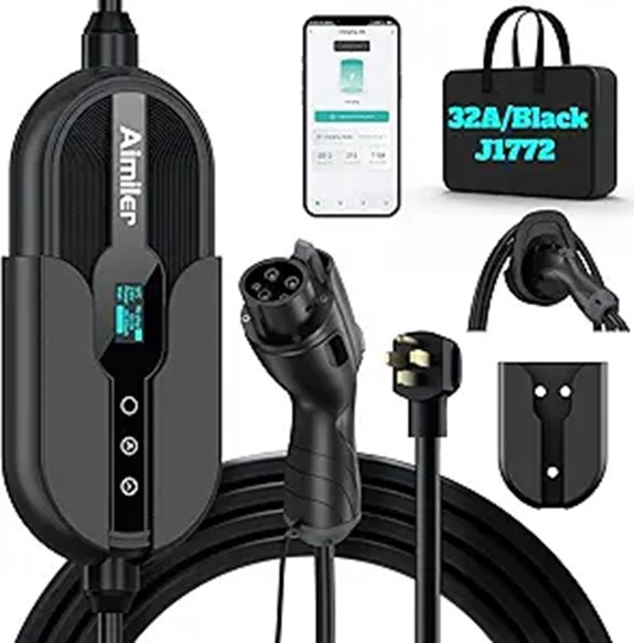 Level 2 Electric Vehicle Charger with WiFi and J1772