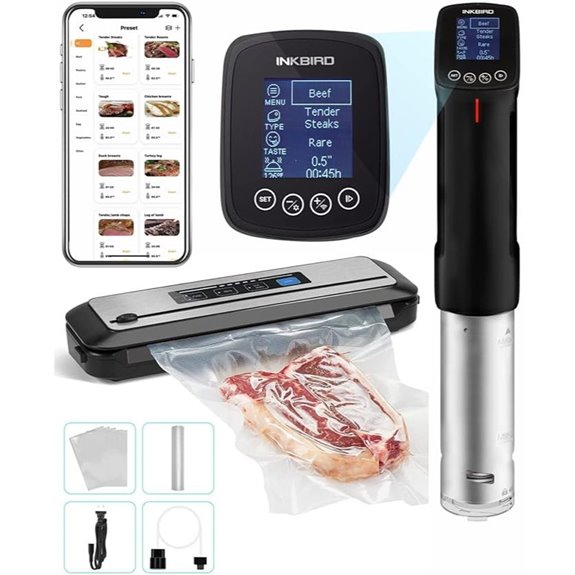 10 Best Sous Vide Machines of 2026 for Perfectly Cooked Meals 6 INKBIRD WiFi Sous Vide Cooker & Vacuum Sealer