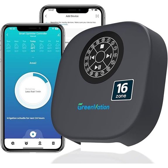 15 Best Smart Irrigation Controllers to Keep Your Lawn Green and Water Use Efficient 9 GreenVation 16-Zone WiFi Sprinkler Controller