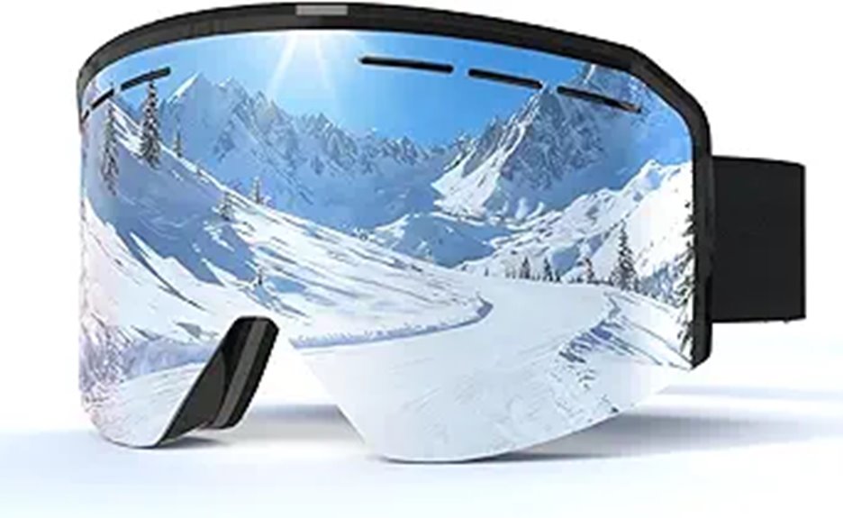 Winter Ski Snowboard Goggles for Men Women