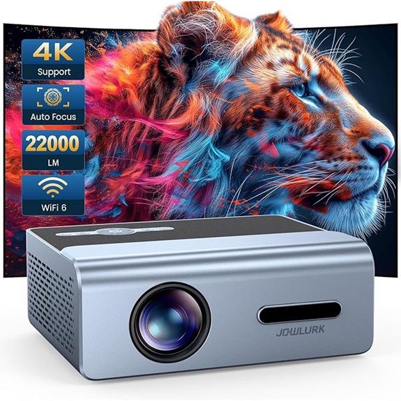 Electric Focus 4K Wifi & Bluetooth Outdoor Projector