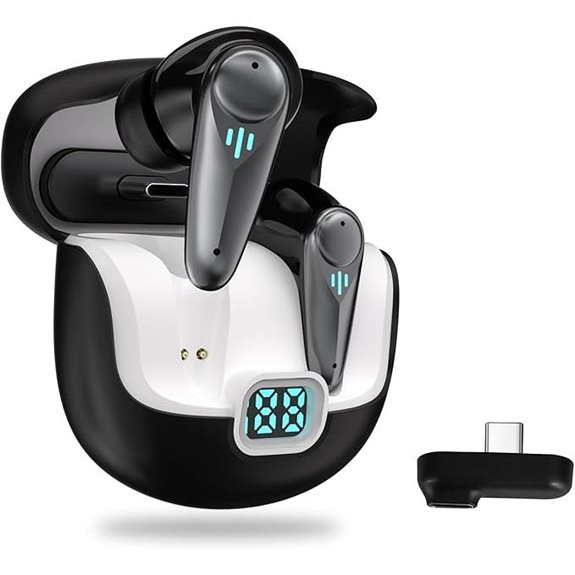 Wireless Gaming Earbuds with ANC and USB-C Dongle