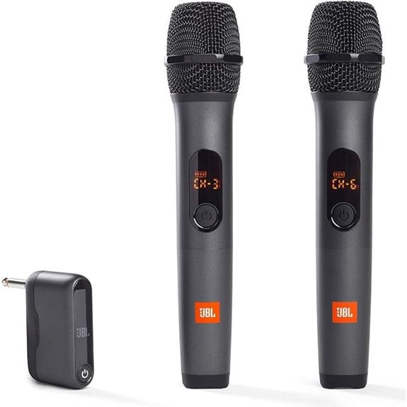 15 Best Wireless Microphone Kits of 2026 for Professional Sound Quality 7 JBL Wireless Two Microphone System with Dual-Channel Receiver Black