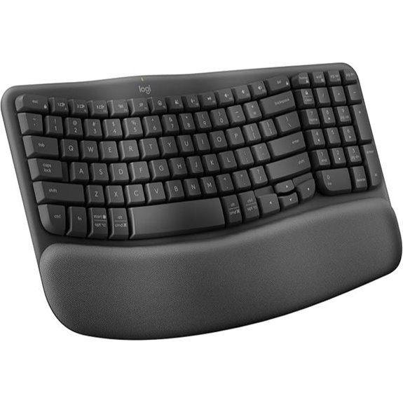 10 Best Professional Keyboards That Deliver Precision and Comfort 7 Logitech Wave Wireless Ergonomic Keyboard with Palm Rest