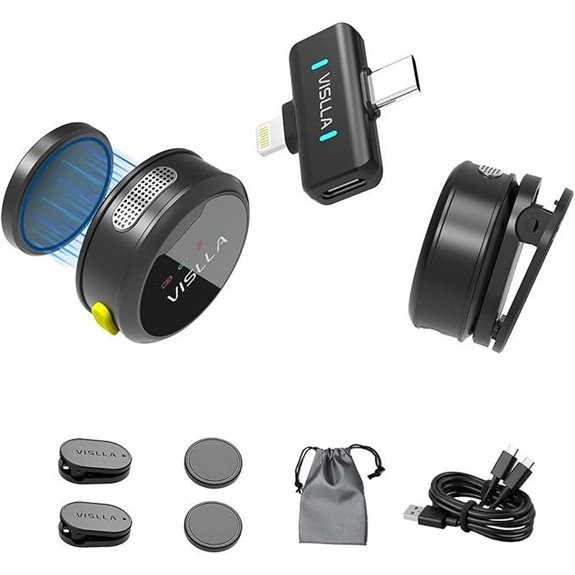 15 Best Microphones for Vlogging in 2026 That Stand Out 9 Vislla Wireless Lavalier Microphone for Mobile Devices