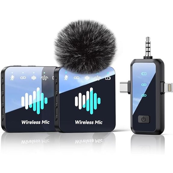 15 Best Microphones for Vlogging in 2026 That Boost Your Sound 5 3-in-1 Wireless Lavalier Microphone for iPhone