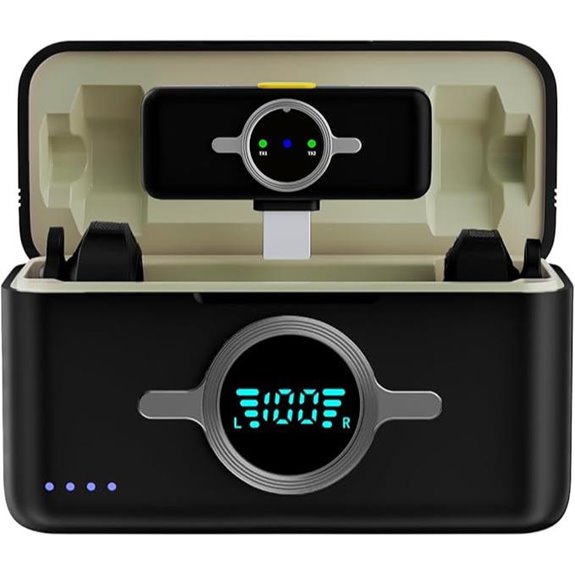 Wireless Lavalier Mic for iPhone Android Laptop