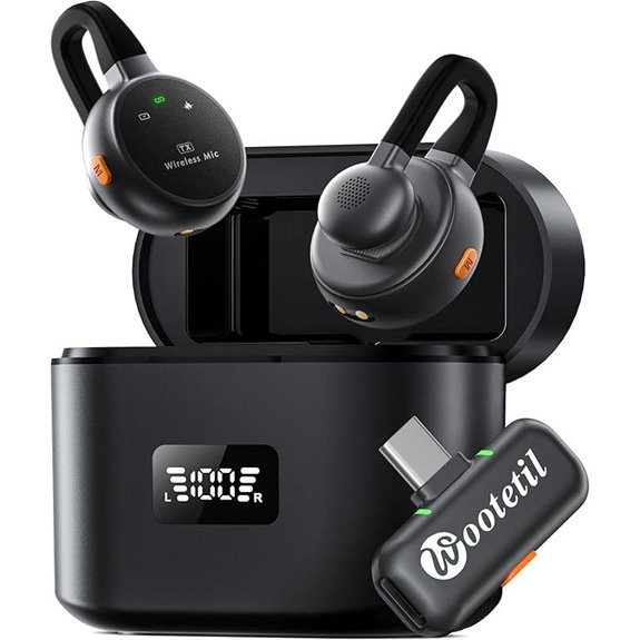 Wireless Lavalier Microphone for iPhone & Android