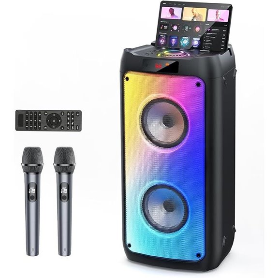 wireless microphone karaoke machine