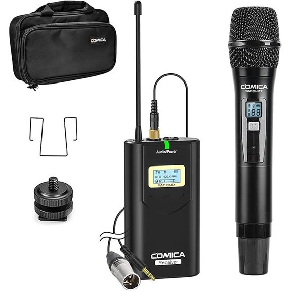 15 Top XLR Microphones for Video Production in 2026 12 COMICA CVM-WM100 H Wireless Microphone System