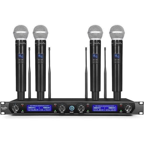 15 Best Wireless Microphones for Video Production in 2026 13 MicrocKing Wireless Microphone System with 4 Mics