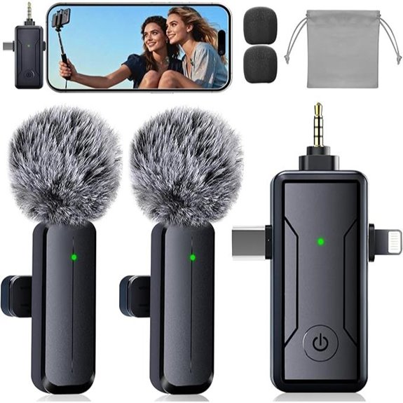 15 Best Wireless Microphones for Video Production in 2026 9 Wireless Mini Lavalier Microphone for iPhone