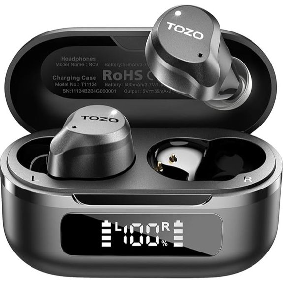 TOZO NC9 Wireless Noise Cancelling Earbuds