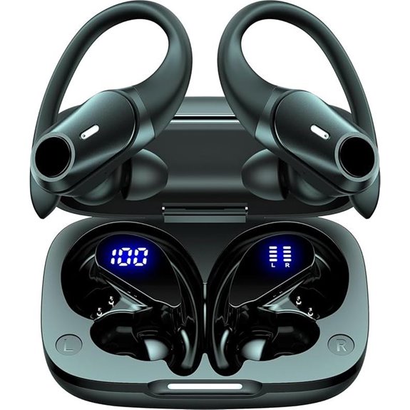 GOLREX Wireless Earbuds with Noise Cancelling and Charging