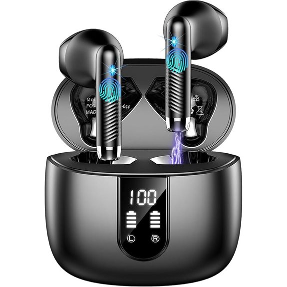 Wireless Earbuds with Noise Cancelling & Charging Case