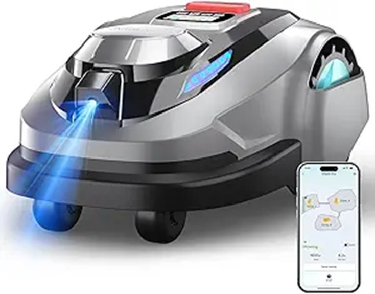 N1600 PRO Wireless Robot Lawn Mower with App Control