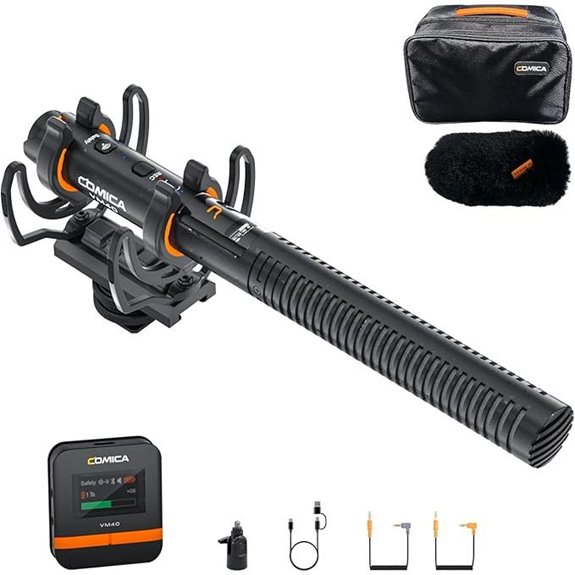 15 Best Shotgun Mics for Filmmaking in 2026 5 COMICA VM40 Wireless Shotgun Microphone for Camera & Smartphone