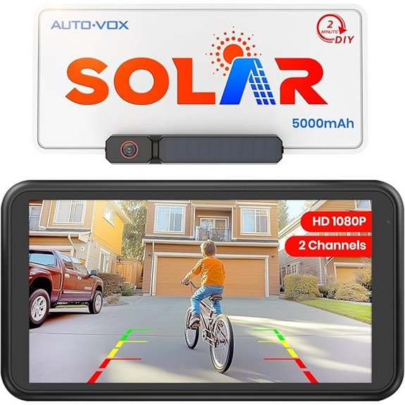 10 Best Wireless Backup Cameras of 2026 for Clearer Parking and Safety 8 wireless solar backup camera