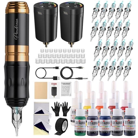 15 Best Tattoo Machine Kits for Artists in 2026 – Top Picks and Reviews 8 STIGMA Wireless Tattoo Kit with Needles and Accessories
