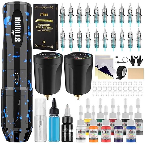 15 Best Tattoo Machine Kits for Artists in 2026 – Top Picks and Reviews 11 Stigma Wireless Tattoo Kit with Batteries and Needles