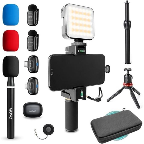 Movo iVlogger-PRO Wireless Vlogging Kit for Creators