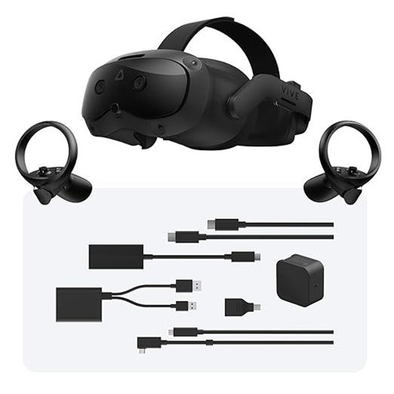 7 Best VR Headsets With Tracking for 2026 That Elevate Gaming 5 HTC Vive Focus Vision XR Wired VR Headset Bundle