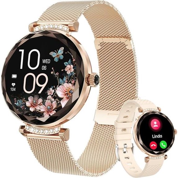 Women’s AMOLED Smartwatch with Fitness & Call Features