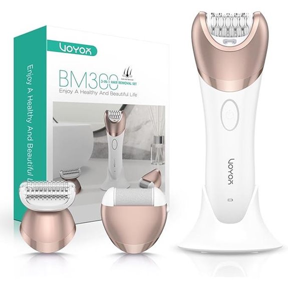 15 Best Premium Hair Removal Epilators for Smooth, Lasting Results 9 VOYOR 3-in-1 Epilator & Trimmer for Women