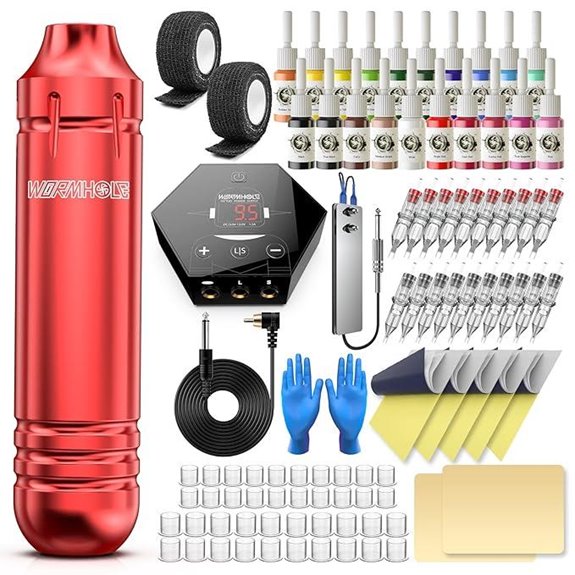 15 Best Tattoo Machine Kits for Artists in 2026 – Top Picks and Reviews 13 Wormhole Tattoo Kit with Ink and Power Supply