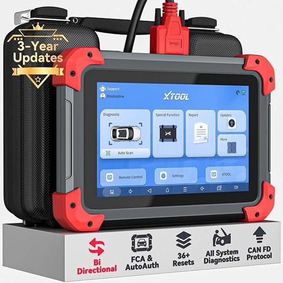 XTOOL D7 OBD2 Scanner with 36+ Resets