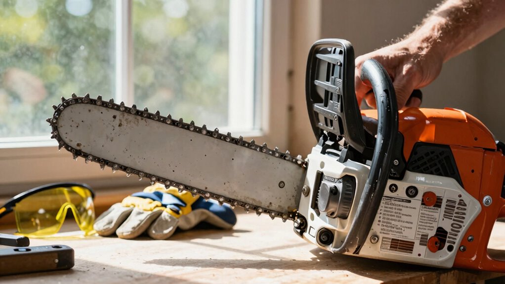 chainsaw inspection and maintenance