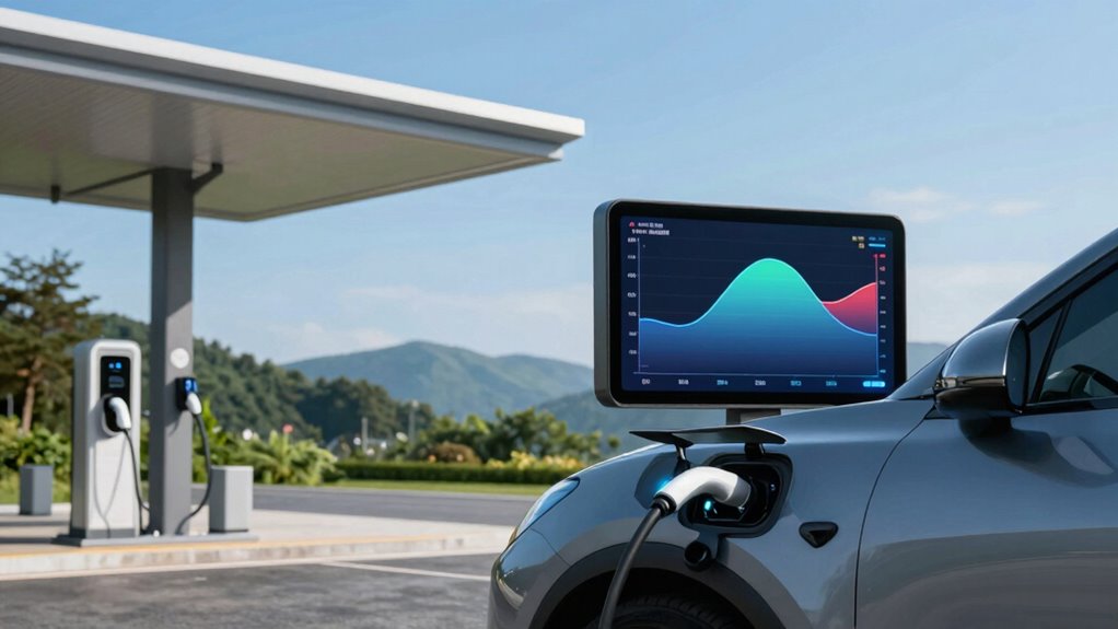 charging speed varies during trip