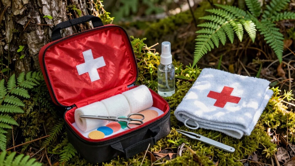 choose appropriate outdoor first aid supplies