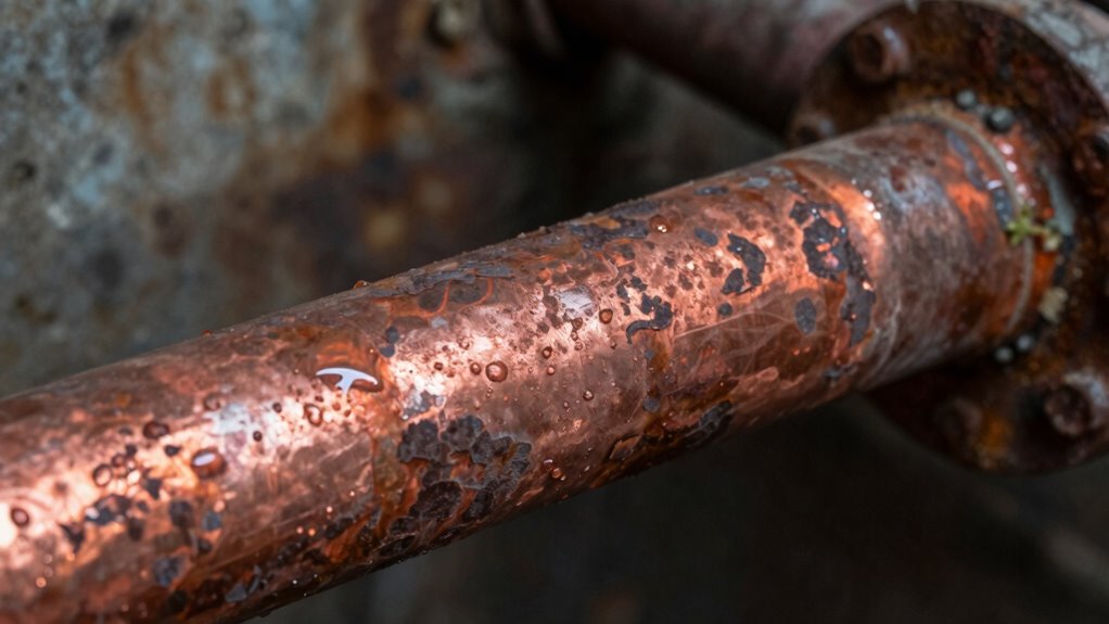 corrosion reduces water pressure