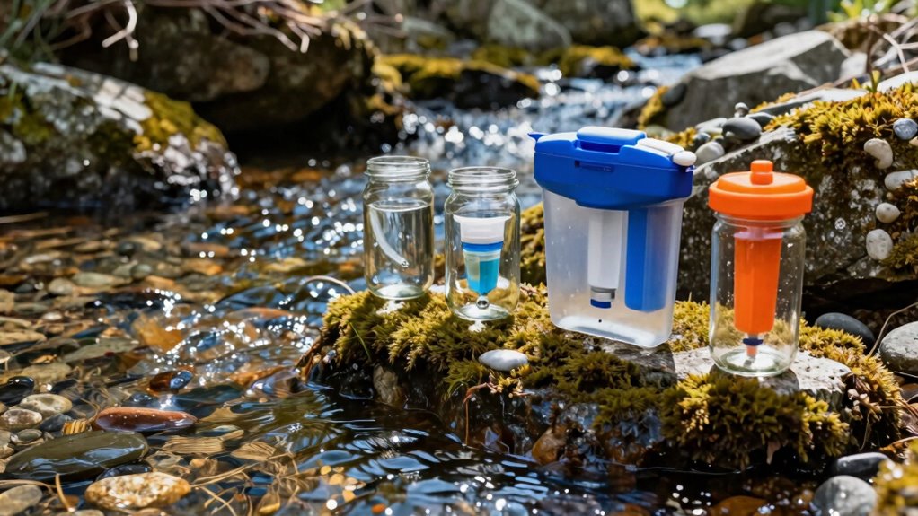filtering versus purifying water